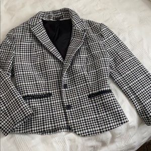 Express gingham blazer - gently worn